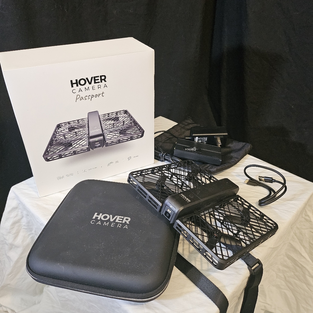 Hover Camera Passport Drone – Portable Self-Flying 4K Camera | Case & Accessorie